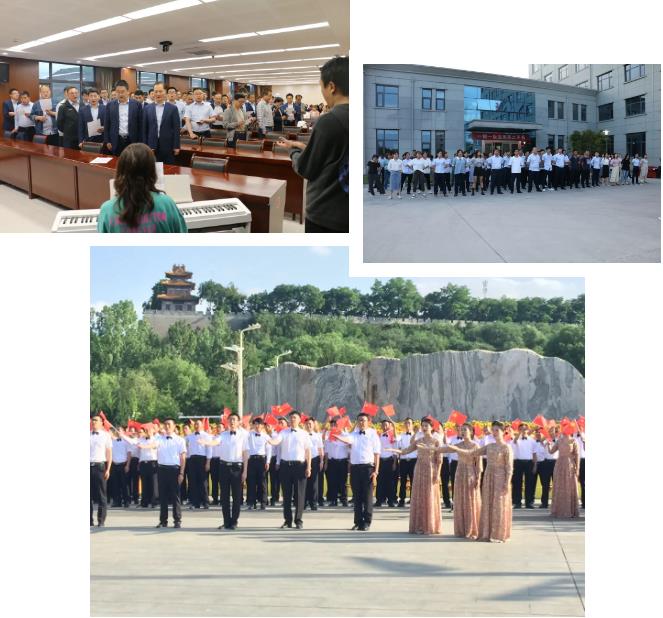 頌歌獻(xiàn)給黨 彰顯泓源紅 ——泓源公司積極組織參加平?jīng)鍪袘c祝中國(guó)共產(chǎn)黨成立100周年歌詠比賽(圖2) 頌歌獻(xiàn)給黨 彰顯泓源紅 ——泓源公司積極組織參加平?jīng)鍪袘c祝中國(guó)共產(chǎn)黨成立100周年歌詠比賽(圖2)